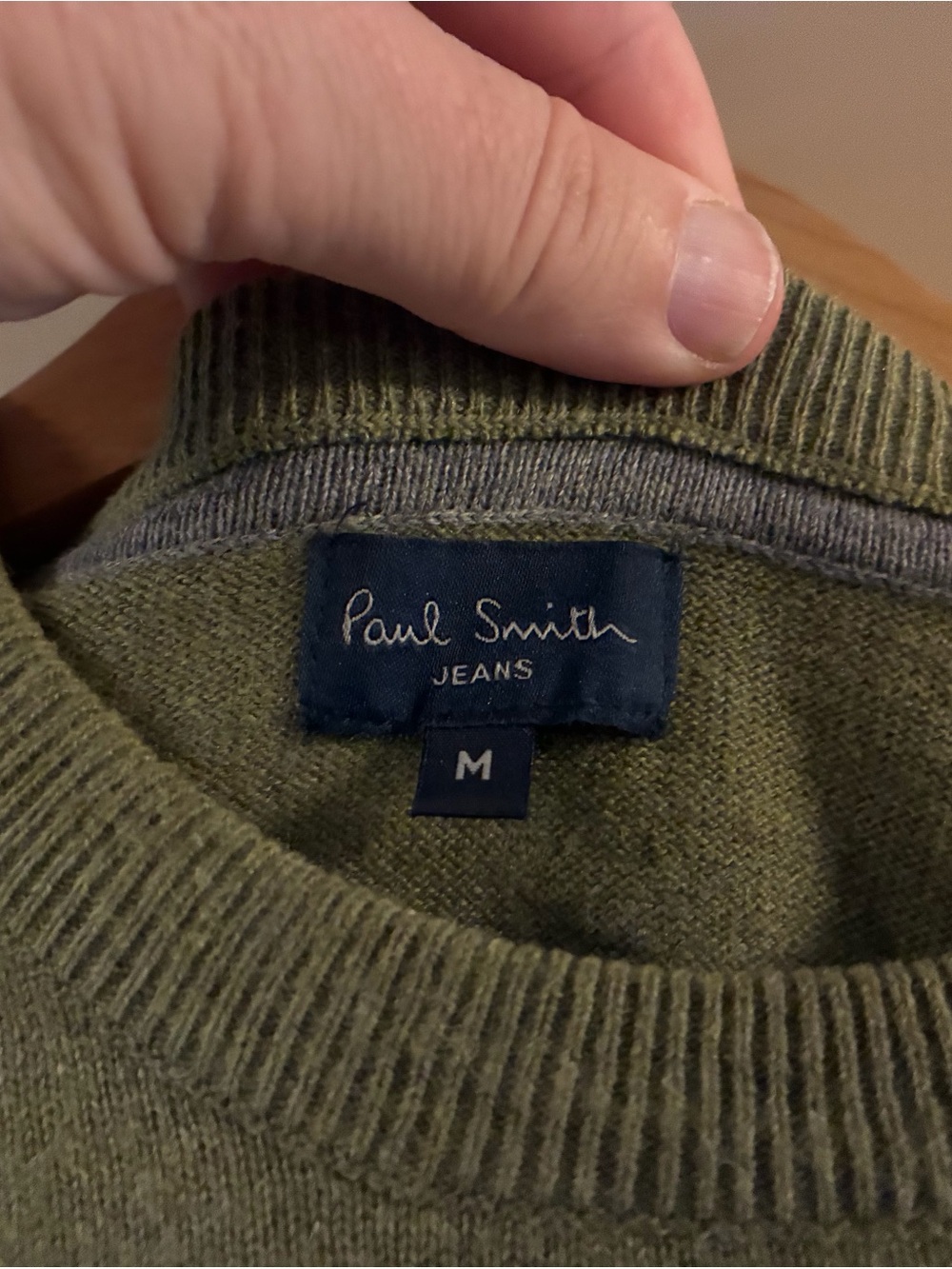 Paul Smith Olive Crewneck Sweater